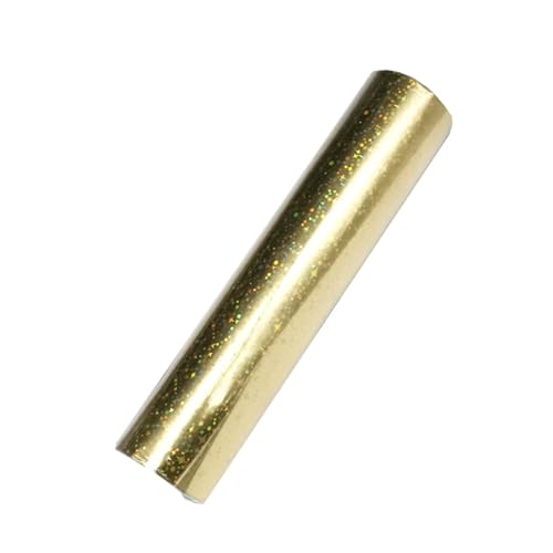 TXLEAPEY 80 m/Rolle, Gold-Silberne Heißprägefolien-Papierrollen for Laminator, Wärmeübertragung auf Laserdrucker, DIY-Karten-Bastelpapier, 32 cm Breite(Gold Gilter) von TXLEAPEY