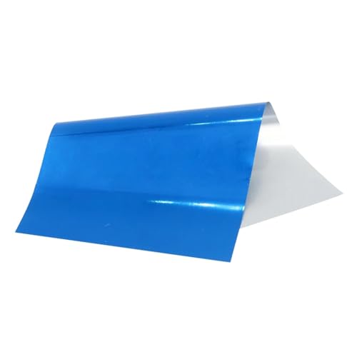 TXLEAPEY Goldfarbene Heißprägefolie aus Papier, holografische Transfer-Laminierfolie for DIY-Kunsthandwerk, Geschenkkarten(Royal Blue) von TXLEAPEY