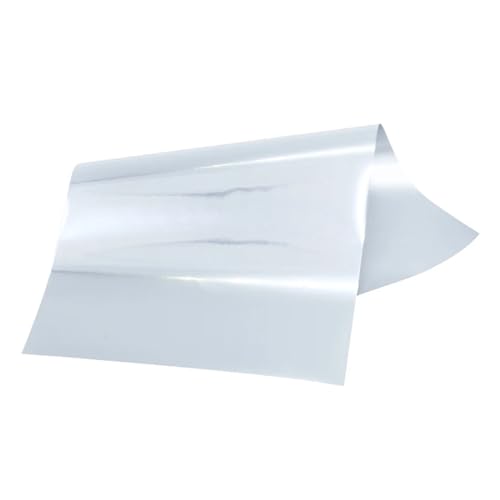 TXLEAPEY Goldfarbene Heißprägefolie aus Papier, holografische Transfer-Laminierfolie for DIY-Kunsthandwerk, Geschenkkarten(Silver) von TXLEAPEY