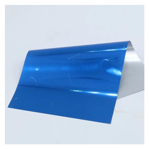 TXLEAPEY Heißprägefolie Papier Glitzer Geschenkpapier Folie Feder 20 Stück for DIY Kunst Handwerk Scrapbook Geschenk, Laminierfolie(Sapphire Blue) von TXLEAPEY