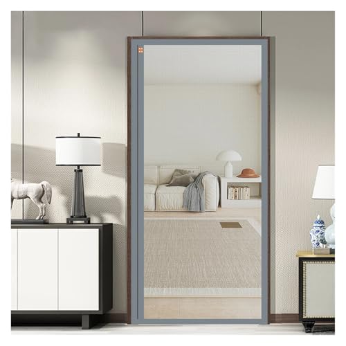 TXLEAPEY Isolation Porte Lange Magnetstreifen Bildschirm Vorhang Design Bildschirm Tür Vorhänge Einfach In(110cm x 210cm) von TXLEAPEY