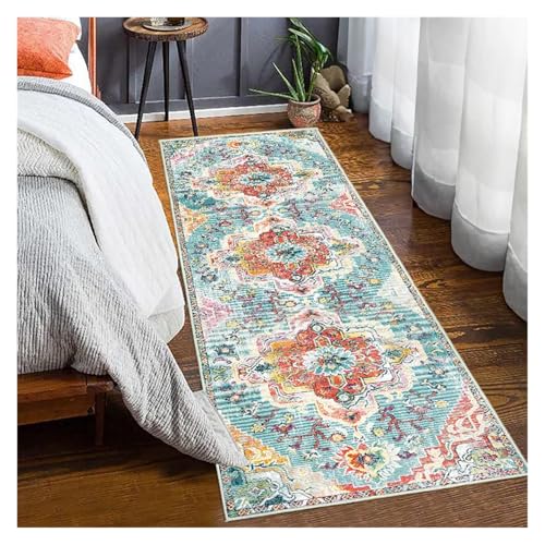 TXLEAPEY Kristall-Samt-Nachttischdecke, rutschfeste Teppichmatte, Haushalt, Schlafzimmer, Erkerfenster, Langer Teppich, 80 x 160 cm(SJR 8) von TXLEAPEY