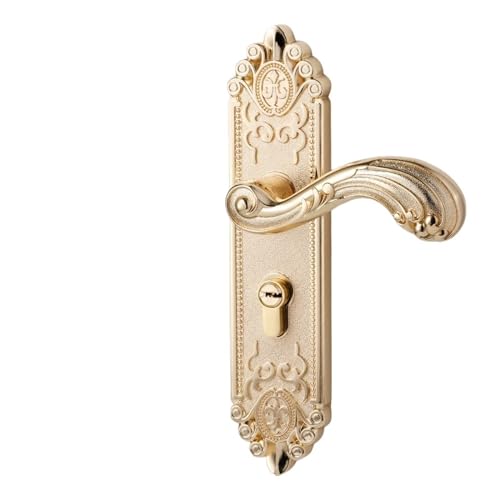 TXLEAPEY Türschloss im europäischen Stil mit Schlüssel for Schlafzimmer, Badezimmer, Zimmer, moderne Holztür(YB) von TXLEAPEY