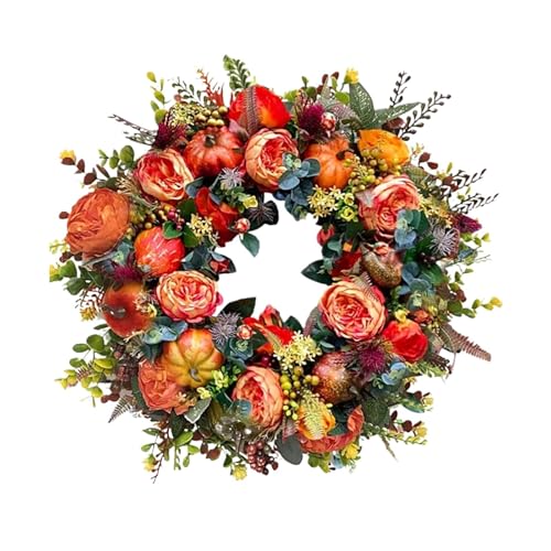 Thanksgiving Kranz Dekorative Künstliche Herbst Festival Thema Bauernhaus Party Dekoration von TXLEAPEY