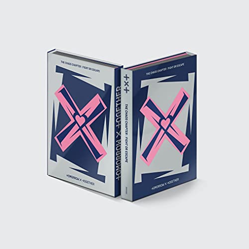 TXT - TOMORROW X TOGETHER – THE CHAOS CHAOS CHAPTER: FIGHT OR ESCAPE [FIGHT VER.] Album CD + Folded Poster + Bonus (Fotoaufkleber & Fotokarte) von TXT