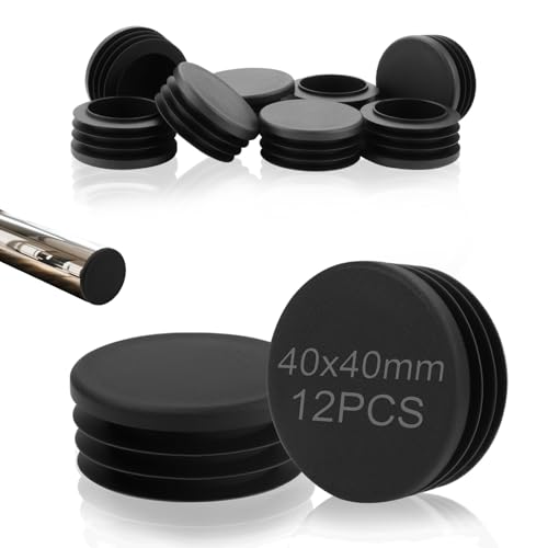 TXXATX 12 STK Lamellenstopfen Rund Rohrstopfen 40 mm Stopfen Wiederverwendbar Rohrabdeckung PP Kunststoff Endkappe Schwarz Rundstopfen Schutzkappen für Verschlussstopfen Rundrohr Sofa Stuhlbeinkappen TXXATX 12 STK Lamellenstopfen Rund Rohrstopfen 40 mm Stopfen Wiederverwendbar Rohrabdeckung PP Kunststoff Endkappe Schwarz Rundstopfen Schutzkappen für Verschlussstopfen Rundrohr Sofa Stuhlbeinkappen von TXXATX