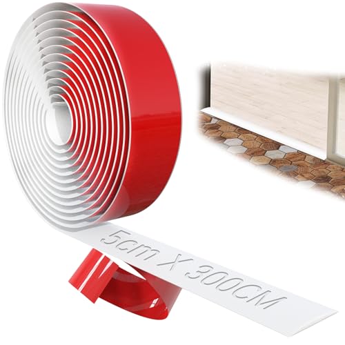 TXXATX 300cmx5cm Übergangsprofil Selbstklebend Übergangsleiste Boden Weiß Übergangsleiste Selbstklebend Vinyl Übergangsschiene Selbstklebend Türschwellen Leiste für Fliesen Laminat Boden Teppich TXXATX 300cmx5cm Übergangsprofil Selbstklebend Übergangsleiste Boden Weiß Übergangsleiste Selbstklebend Vinyl Übergangsschiene Selbstklebend Türschwellen Leiste für Fliesen Laminat Boden Teppich von TXXATX