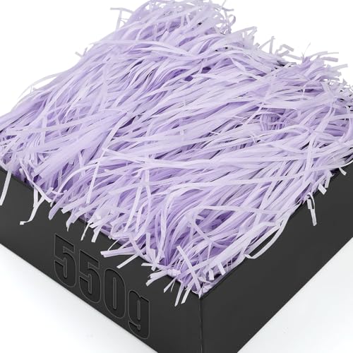 TXXATX 550g Füllmaterial Geschenk Geschreddertes Papier für Geschenkbox Lila Verpackungsmaterial Hamper Shred mit Schleifen Raffia Füllmaterial Für Pakete DIY Festival Geschenkbox Präsentkorb TXXATX 550g Füllmaterial Geschenk Geschreddertes Papier für Geschenkbox Lila Verpackungsmaterial Hamper Shred mit Schleifen Raffia Füllmaterial Für Pakete DIY Festival Geschenkbox Präsentkorb von TXXATX