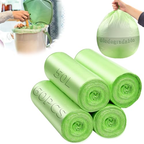 TXXATX 60 Stück Bio Müllbeutel 50L Biomüllbeutel 60x80 cm Kompostierbare Müllbeutel Recycelbar Biomülltüten Biologisch Abbaubar für Gartenabfälle Lebensmittelabfälle Tierische Abfälle TXXATX 60 Stück Bio Müllbeutel 50L Biomüllbeutel 60x80 cm Kompostierbare Müllbeutel Recycelbar Biomülltüten Biologisch Abbaubar für Gartenabfälle Lebensmittelabfälle Tierische Abfälle von TXXATX