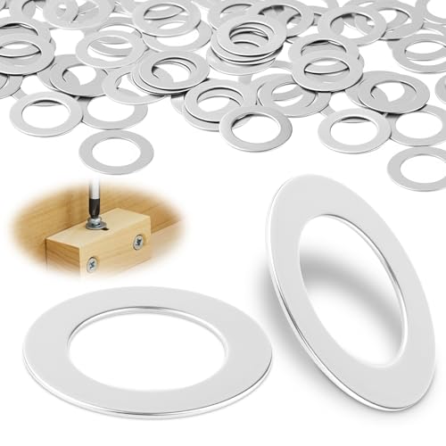 TXXATX 60 Stück Unterlegscheiben M5 Beilagscheiben Edelstahl A2 V2A Flach Unterlegscheibe M5x8x0,3 mm DIN988 Karosseriescheiben Passscheiben für Muttern Bolzen Schrauben Gewindestange von TXXATX