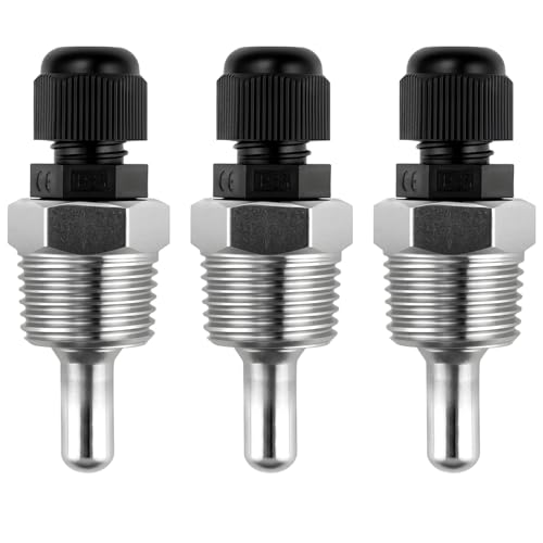 TXXATX 8x30 mm Tauchhülse Tauchschutzrohre für Thermoelemente 3 Stück Schutzrohr für Temperaturfühler Edelstahl Tauchhülse Gewinde Thermowell Tauchhülse für Temperatursensor Solarwarmwasserbereiter von TXXATX