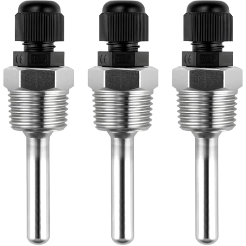TXXATX 8x50 mm Tauchhülse Tauchschutzrohre für Thermoelemente 3 Stück Schutzrohr für Temperaturfühler Edelstahl Tauchhülse Gewinde Thermowell Tauchhülse für Temperatursensor Solarwarmwasserbereiter TXXATX 8x50 mm Tauchhülse Tauchschutzrohre für Thermoelemente 3 Stück Schutzrohr für Temperaturfühler Edelstahl Tauchhülse Gewinde Thermowell Tauchhülse für Temperatursensor Solarwarmwasserbereiter von TXXATX
