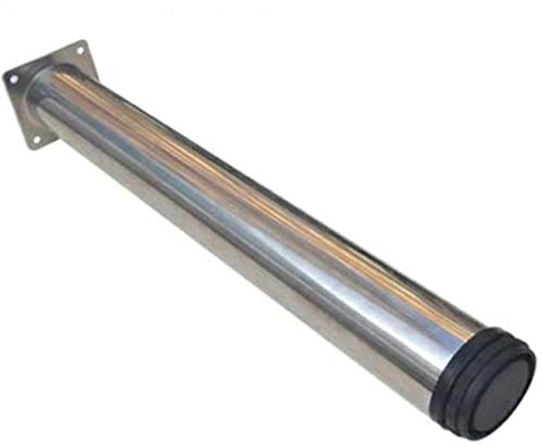 TXXMM Tischbeine Verstellbare Edelstahl Tischbeine, Möbel Unterstützung Beine, Tisch Fußstützen, Schreibtisch Esstisch, Computer Schreibtisch Beine (Size : 60cm) von TXXMM