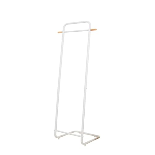 TYBGAU Boutique UK Garderobenständer aus Metall mit doppelseitigem Kleiderstangen-Design for Eingangsbereich, Schlafzimmer, Flur, Wohnheim, Büro(White1) von TYBGAU Boutique UK