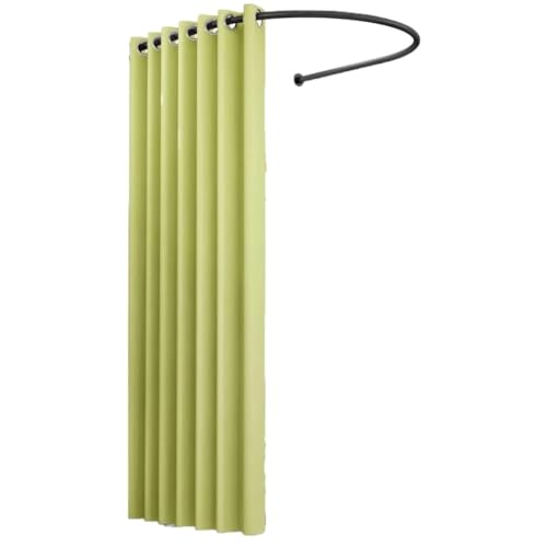 Tragbare Umkleidekabine mit Sonnenschutzvorhang, stabile Umkleidekabine mit Sichtschutz for Bekleidungsgeschäfte und Einkaufszentren, faltbares Design Umkleideraum(Geel,95 * 95cm) von TYBGAU Boutique UK
