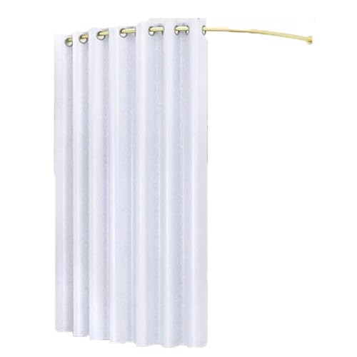 Umkleidekabine for Bekleidungsgeschäfte, tragbare Umkleidekabine mit Haken for Beschattungsvorhänge, for Umkleidekabinen in Büros und Einkaufszentren Umkleideraum(Blanc,100x100x200cm) von TYBGAU Boutique UK