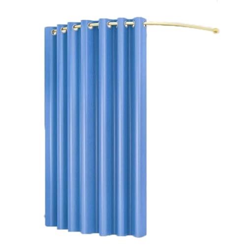 Umkleidekabine for Bekleidungsgeschäfte, tragbare Umkleidekabine mit Haken for Beschattungsvorhänge, for Umkleidekabinen in Büros und Einkaufszentren Umkleideraum(Bleu,80x80x200cm) von TYBGAU Boutique UK