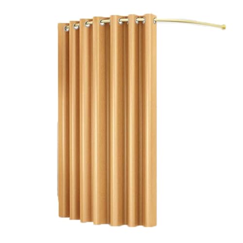 Umkleidekabine for Bekleidungsgeschäfte, tragbare Umkleidekabine mit Haken for Beschattungsvorhänge, for Umkleidekabinen in Büros und Einkaufszentren Umkleideraum(Gold,100x100x200cm) von TYBGAU Boutique UK