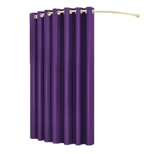 Umkleidekabine for Bekleidungsgeschäfte, tragbare Umkleidekabine mit Haken for Beschattungsvorhänge, for Umkleidekabinen in Büros und Einkaufszentren Umkleideraum(Purple,80x80x200cm) von TYBGAU Boutique UK