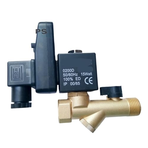1 Stück 1/2 Zoll elektrischer Timer, automatisches Wasserventil, elektronisches Ablassmagnetventil for Luftkompressor, Kondensatwasser, elektrisches Ablassventil(24VDC-OPT-B) von TYBOPHQJ