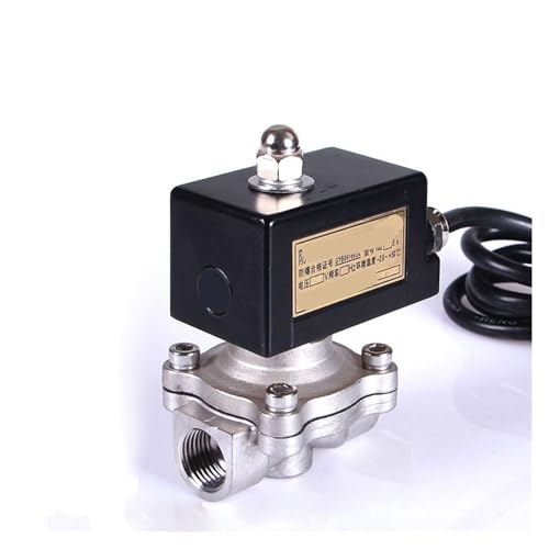 1 Stück 1/2 Zoll explosionsgeschütztes Magnetventil aus Edelstahl, explosionsgeschütztes Magnetventil, 2-Wege-Magnetventil und Gasmagnetventil(24VDC-NORMALLY CLOSED) von TYBOPHQJ