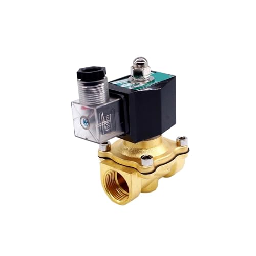 1PCS 2-Wege 1-Zoll-Magnetventil 230V 12V normalerweise geschlossene DIN-Spule(NPT-24VDC,1inch NPT) von TYBOPHQJ