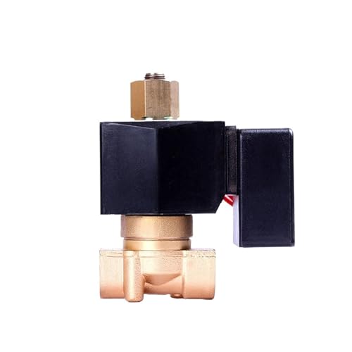 1PCS 3/8" energiesparendes normalerweise offenes Magnetventil Messing-Umschaltventil Wasserventil 110VAC, 24VAC, 24VDC, 12VDC 24 Stunden Strom ohne Hitze(NPT-24VDC) von TYBOPHQJ