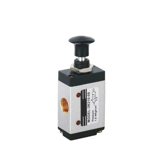 1PCS 3R / 4R 2-Positionen-Fünfwege-Handventil Zugventil G 1/8 1/4 3/8 1/2 Steuerung Handventil pneumatisches Zubehör(4R210 08 G1-4) von TYBOPHQJ