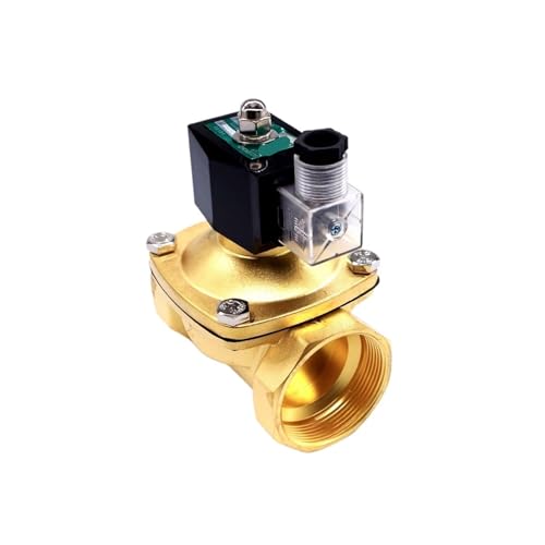 1PCS DN32 1-1/4 "NPT BSP zwei-wege gas magnetventil 12VDC messing normalerweise geschlossen(230VAC-01,1.25NPT) von TYBOPHQJ