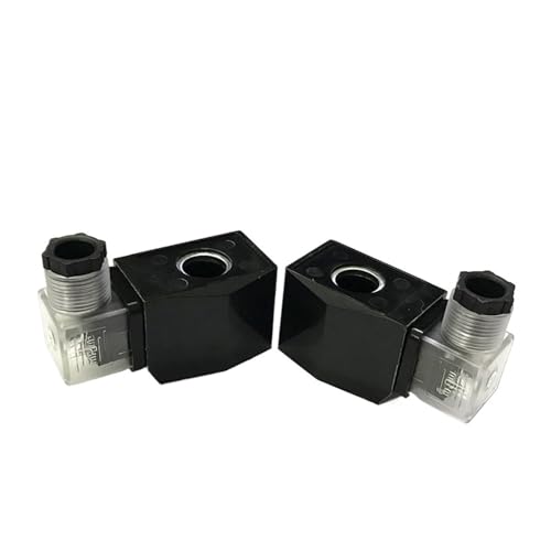 1PCS wasserdichte, normalerweise geschlossene Magnetventilspule IP65 mit LED-Anzeige DN10-32 240VAC 220VAC 24VAC 24VDC 12VDC(24VAC) von TYBOPHQJ