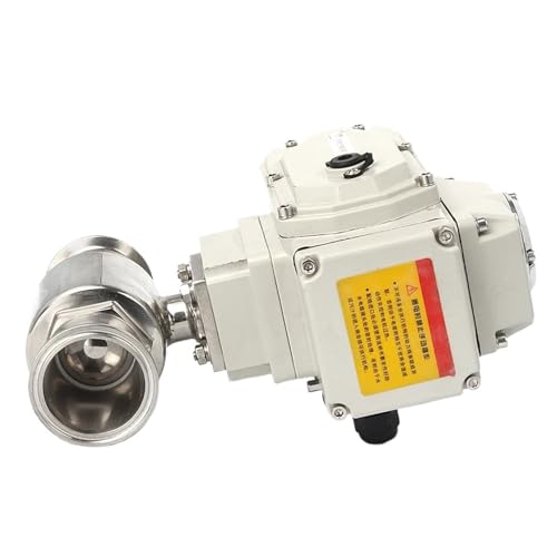 51mm Sanitär-Hochplattform-Elektrokugelhahn 220V 110V 12V 24V Edelstahl-Klemmtyp Schnellmontage-Durchgangskugelhähne(220VAC) von TYBOPHQJ