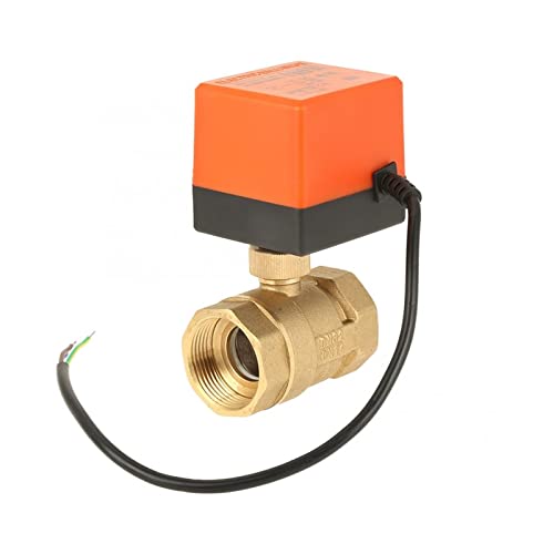 AC 220 V DN32 Messing Elektroventil 2-Wege 3-Draht 2-Punkt-Steuerung Elektrischer motorisierter Kugelhahn Elektrischer Antrieb von TYBOPHQJ