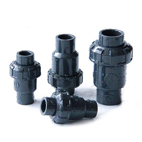 Rückschlagventile PVC-Rückschlagventil 50 MM Innenklappe aus Kunststoff Rückschlagventil DN25 DN32 DN40 DN50 Universal Vertikal Horizontal 1 Stück(DN40) von TYBOPHQJ