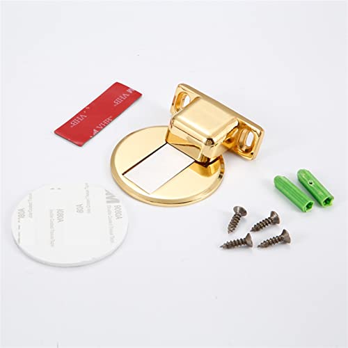 TYBOPHQJ Edelstahl-Kollisions-Tür-Touch, unsichtbar, saugfrei, starker magnetischer Touch-Schnallen-Türstopper, 1 Stück(Type1 red Bronze) von TYBOPHQJ