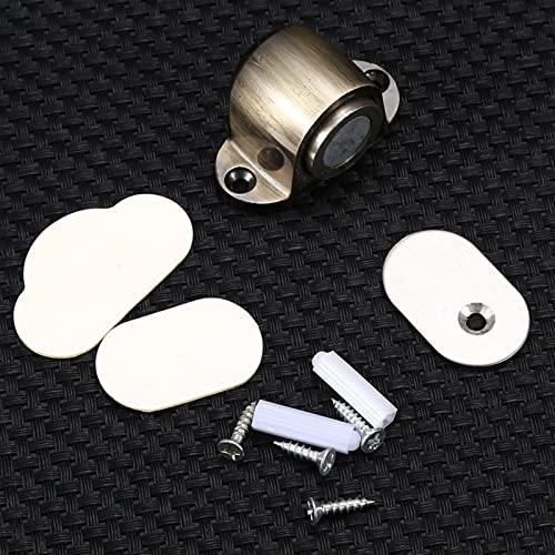 TYBOPHQJ Zinklegierung Starke magnetische Türsaugtürstopper Kollisionstürstopper Türberührung Unsichtbarer Türblock Schlagfrei 1Stk(Gold) von TYBOPHQJ
