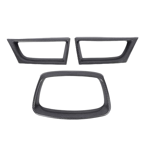 Frontgrill Overlay Trim Front Kühlergrill Surround-Trim-Gitter-Kühlergrillabdeckung für WRX STI 9. Generation 2006-2007 mit ABS-Material (Kohlefaserstil) von TYCIONG