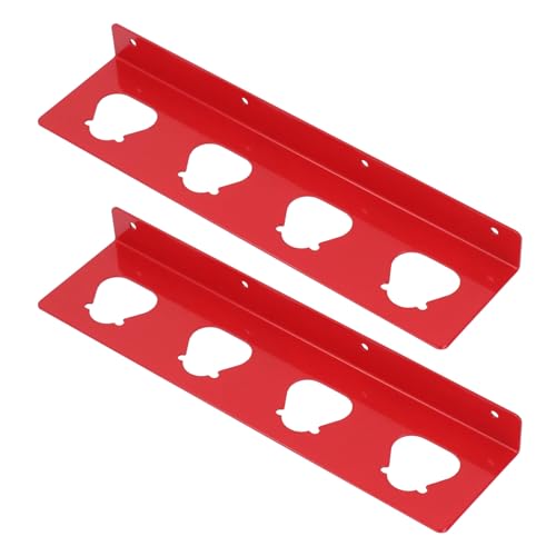 TYCIONG 2PCS Wand Halterung Batterie Halter Power Tool Lithium-Batterie Lagerung Regal 4 Löcher Organizer für M12B2 M12B4 M12B6 von TYCIONG