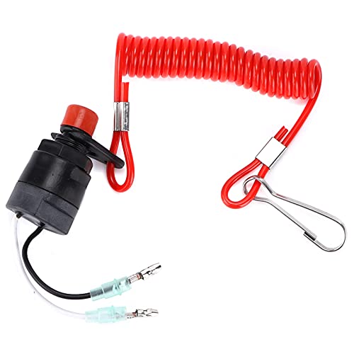 TYCIONG Außenborderschalter Notfallausschnitt OFF LANYARD STOPS-SCHALTER STACK SCHALTER FÜR F-2 oder 4 STRECHE MIT OEM 688-82575-00/01/02/04 688-82575-10/11/12 von TYCIONG