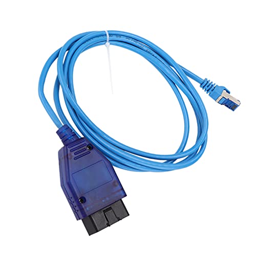 TYCIONG ENET OBD-Kabel, Ethernet-zu-OBD-Kabel, OBD2 RJ45-Codierungs-Programmierkabel mit LED-Licht für F-Serie 1 3 5 6 7 X3 X4 X5 X6 GT 2008–2021 Modelle, Unterstützt Automatische von TYCIONG