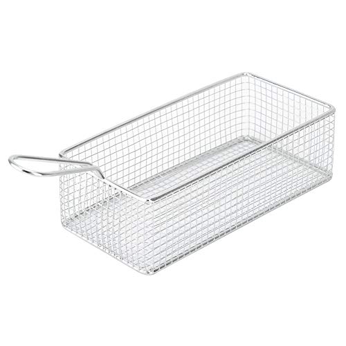 TYCIONG Edelstahl Mini Mini Französisch Pommes Korb Küche Tool Food Colander Mehrzweck-Snackhalter mit Cool-Touch-Griffen für Home Bar Cafe von TYCIONG