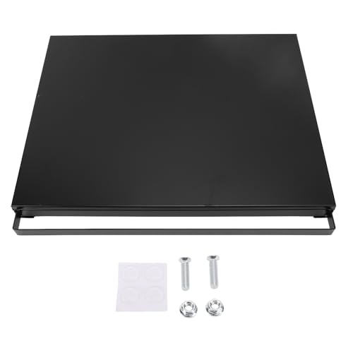 TYCIONG Kaffeemaschine Schiebetablett Einstellbare Ausziehenschale für Kaffeemaschine mit Kohlenstoffstahl 36x47 cm Arbeitsplatte Sparer Sparer (Schwarz) von TYCIONG