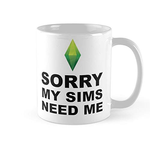 My Sims Need Me The Sims Kaffeetasse aus Keramik, 325 ml von TYCLTY