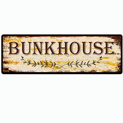 TYCLTY Metallschild Blechschild Bunkhouse Retro Lustige Metallschilder Vintage Schild Retro Blechschilder Aluminium Metallschild für Schlafzimmer Küche Garten Wand Bab Club Kaffee Hängeschild TYCLTY Metallschild Blechschild Bunkhouse Retro Lustige Metallschilder Vintage Schild Retro Blechschilder Aluminium Metallschild für Schlafzimmer Küche Garten Wand Bab Club Kaffee Hängeschild von TYCLTY