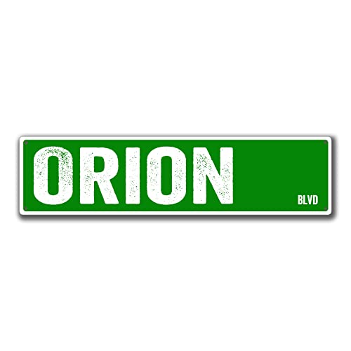 TYCLTY Orion Blvd Metall-Blechschild für Straße, Garage, Wohnzimmer, Badezimmer, Garten, Heimkunst, Wanddekoration, Poster, Geschenk, 40,6 x 10,2 cm TYCLTY Orion Blvd Metall-Blechschild für Straße, Garage, Wohnzimmer, Badezimmer, Garten, Heimkunst, Wanddekoration, Poster, Geschenk, 40,6 x 10,2 cm von TYCLTY
