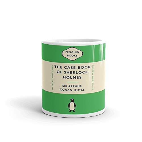 TYCLTY Penguin Classics The Case-Book of Sherlock Holmes 325 ml Keramiktasse glänzend Geschenk für Kaffeeliebhaber Zitat Geschenke für Männer und Frauen, waYanl-36, BZ305 von TYCLTY