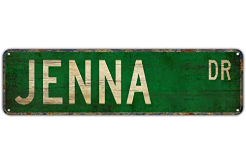 TYCLTY Vintage Decor Wandschilder Jenna Jenna Schild Jenna Geschenk Jenna Liebhaber Kind Geschenk 40,6 x 10,2 cm Metall-Blechschild Outdoor Living Rustikale Dekoration Bar Männerhöhle Wanddekoration TYCLTY Vintage Decor Wandschilder Jenna Jenna Schild Jenna Geschenk Jenna Liebhaber Kind Geschenk 40,6 x 10,2 cm Metall-Blechschild Outdoor Living Rustikale Dekoration Bar Männerhöhle Wanddekoration von TYCLTY