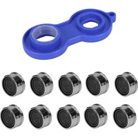 Satz mit 10 M24-Belüftern + Schlüssel von TYCNER