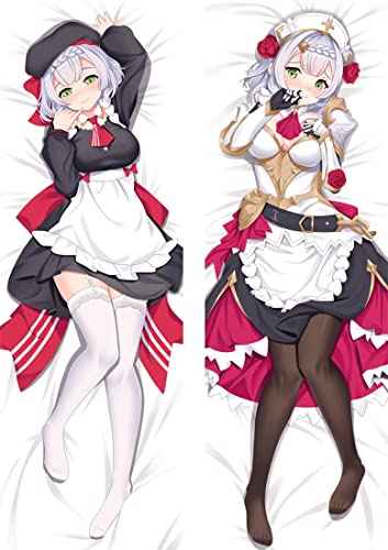 TYDEEY Für Genshin Impact Noelle Body Kissenbezug Kissenhülle,Anime Pillowcase Doppelseitige Umarmungskissen Bezug,Anime Doppelseitige Muster Kissenbezug Körper,2wt(2waytricot)-50cm*150cm von TYDEEY