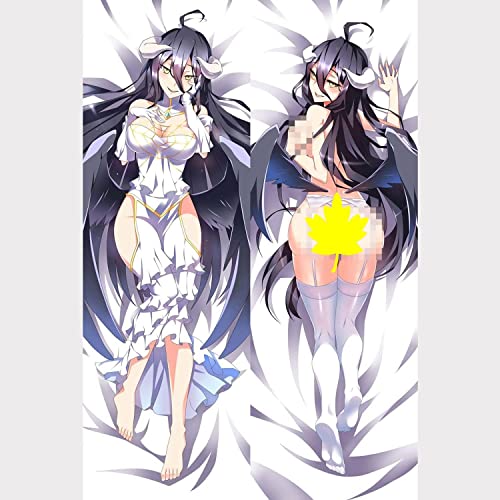 TYDEEY Für Genshin Impact Overlord Albedo Body Kissenbezug Kissenhülle,Anime Pillowcase Doppelseitige Umarmungskissen Bezug,Anime Doppelseitige Muster Kissenbezug Körper,2wt(2waytricot)-50cm*150cm von TYDEEY