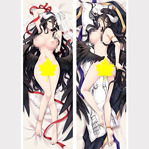 TYDEEY Für Genshin Impact Overlord Albedo Body Kissenbezug Kissenhülle,Anime Pillowcase Doppelseitige Umarmungskissen Bezug,Anime Doppelseitige Muster Kissenbezug Körper,2wt(2waytricot)-50cm*150cm von TYDEEY